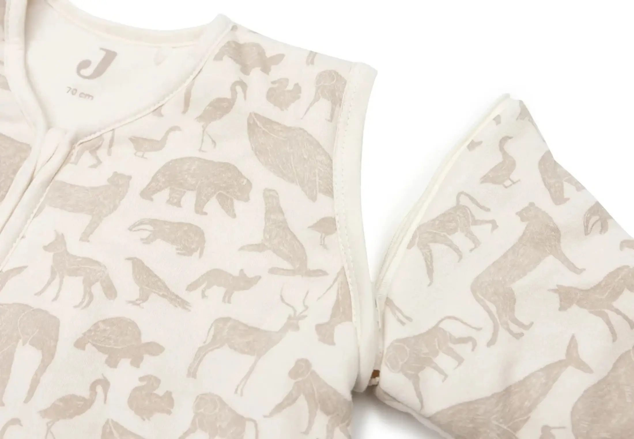 Sac de dormit Jollein Sleepy Animals 70cm (Nougat) - 4