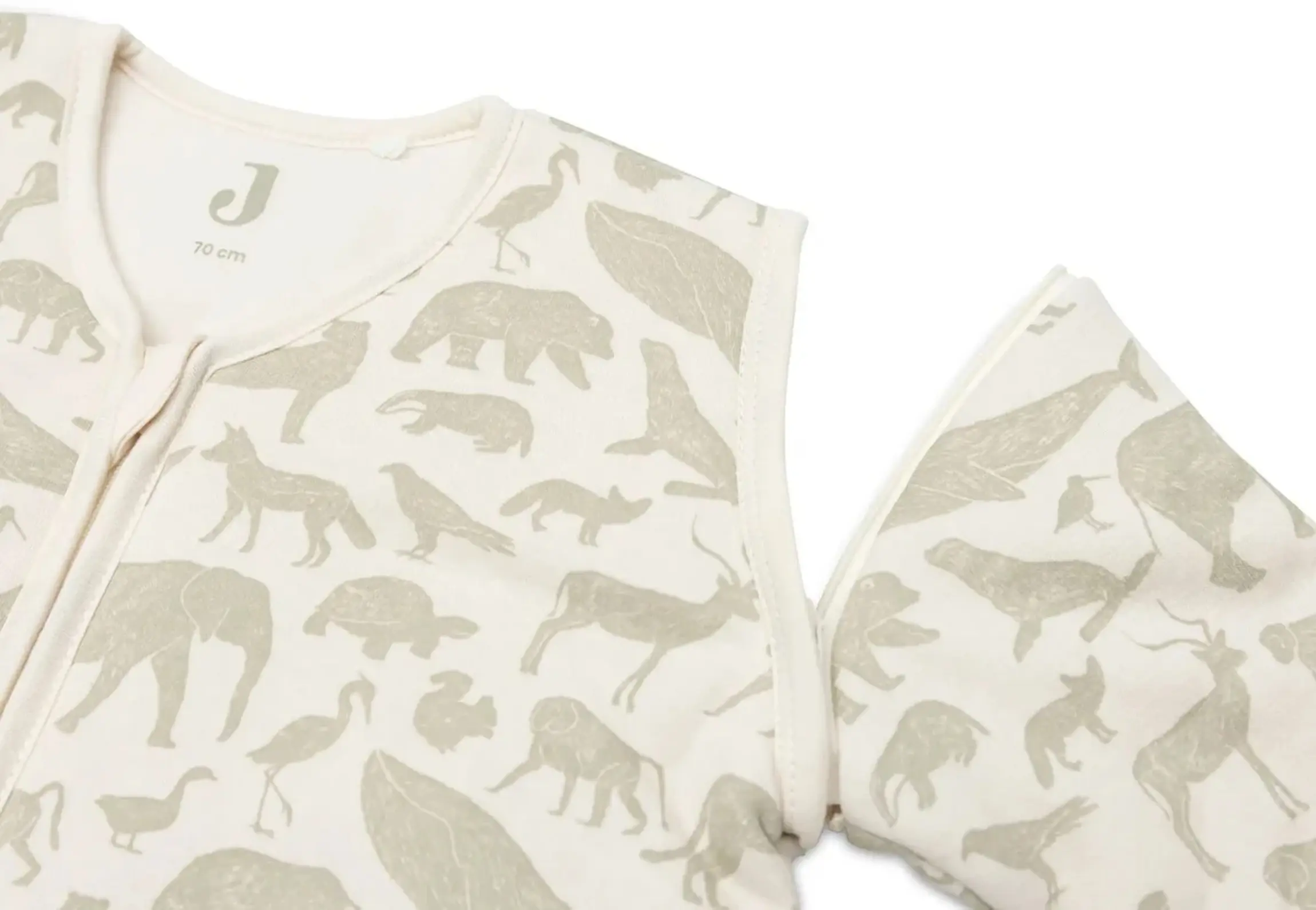 Спальный мешок Jollein Sleepy Animals 70cm (Olive Green) - 4