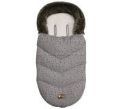 Конверт зимний KikkaBoo Luxury Fur Dots (Grey)