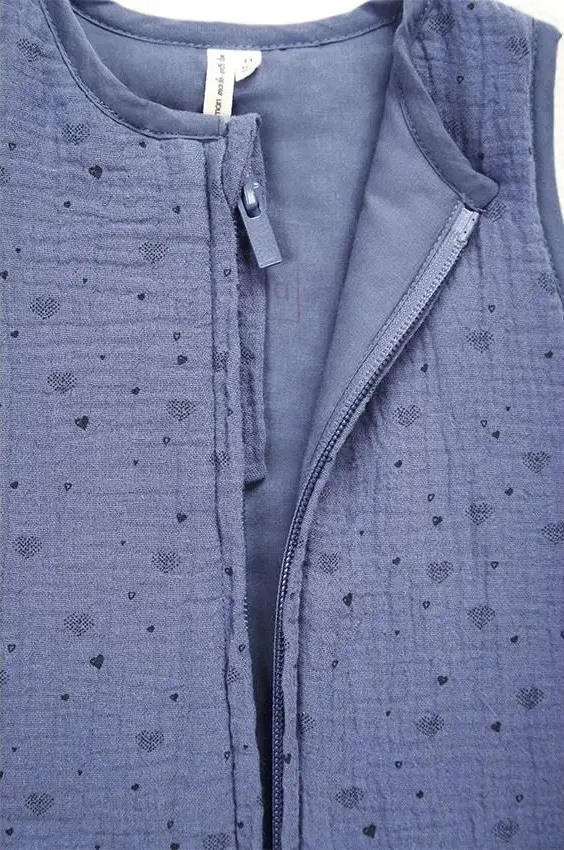 Sac de dormit Premaman Hearts (Blue)