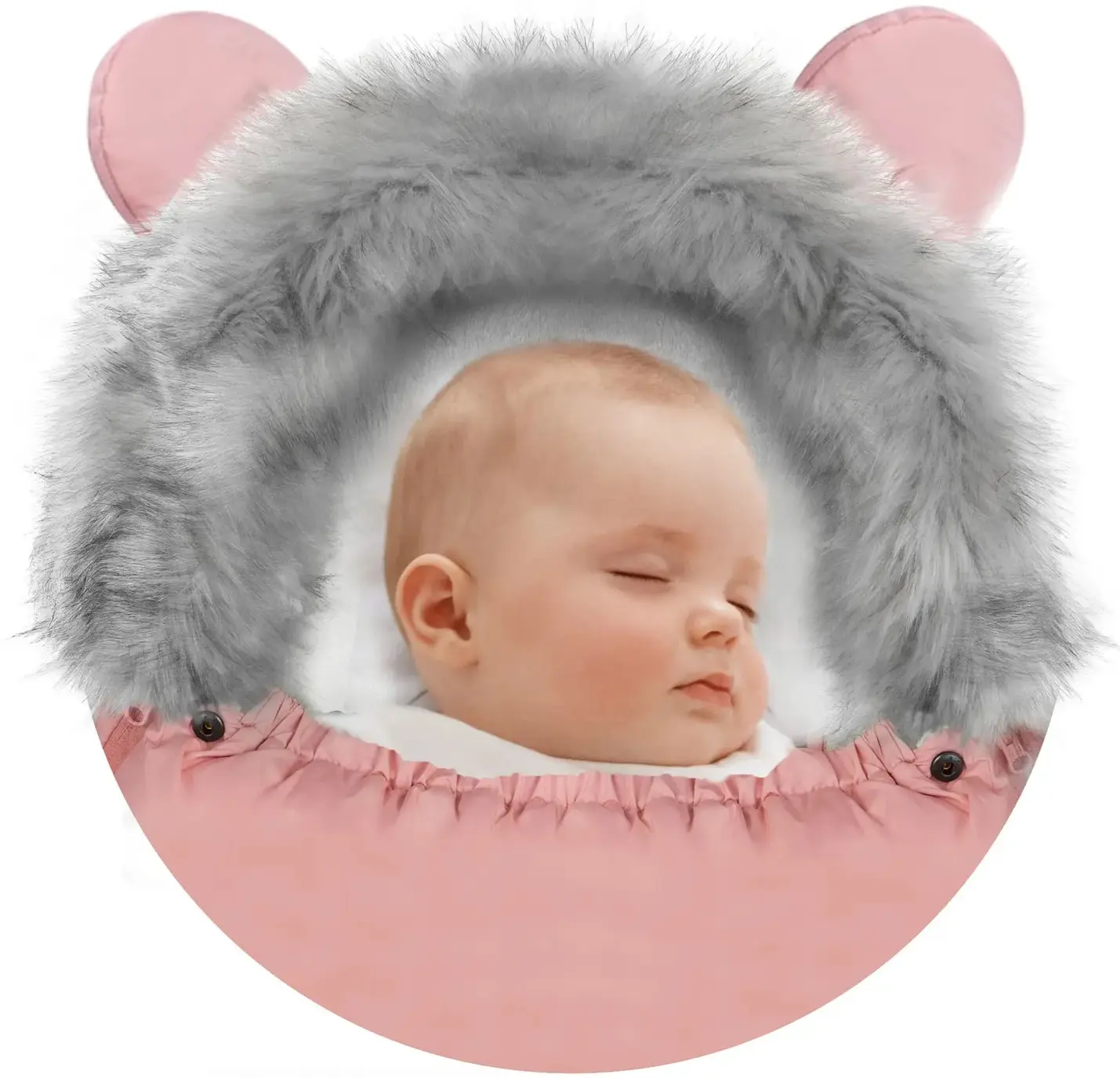 Sac de iarna Ricokids Elmi 720005 (Pink) - 7