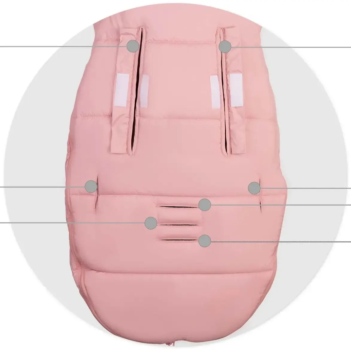 Sac de iarna Ricokids Elmi 720005 (Pink) - 10