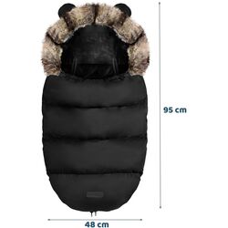 Sac de iarnă RicoKids Elmi (Black) Thumb