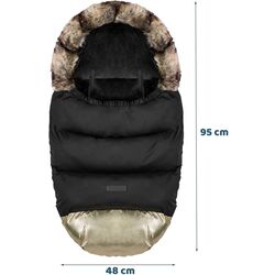 Sac de iarnă RicoKids Elmi (Black/Gold) Thumb
