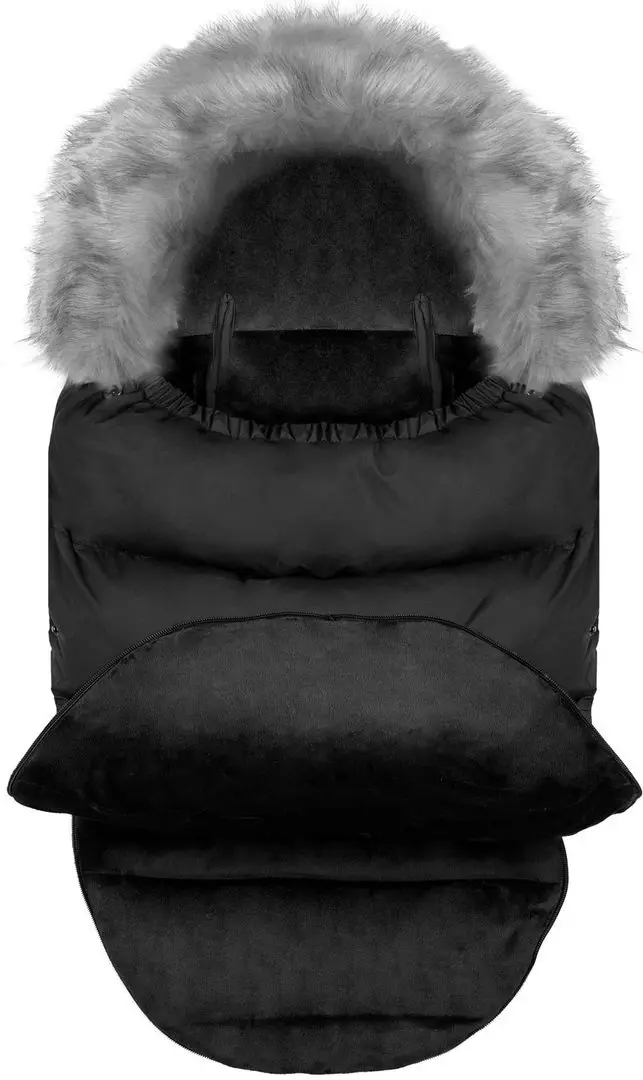 Конверт зимний RicoKids Elmi (Black/Silver) - 3