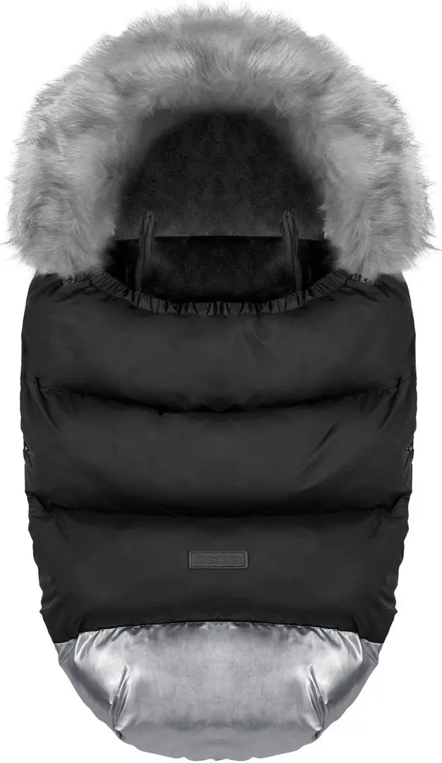Конверт зимний RicoKids Elmi (Black/Silver)