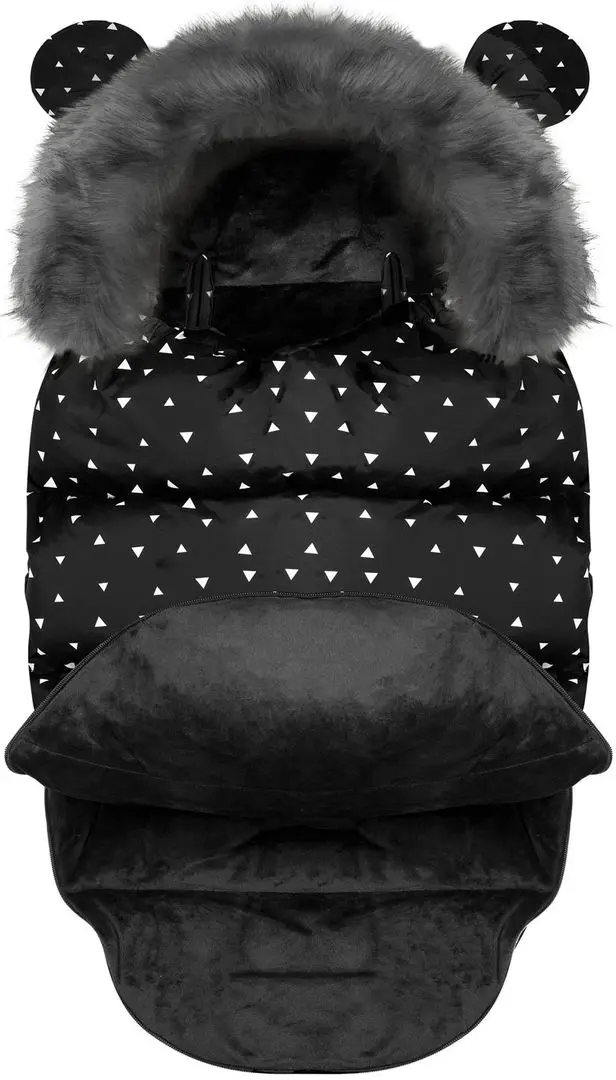 Конверт зимний RicoKids Elmi (Black/White)