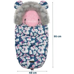 Sac de iarnă RicoKids Elmi (Blue Flamingo) Thumb