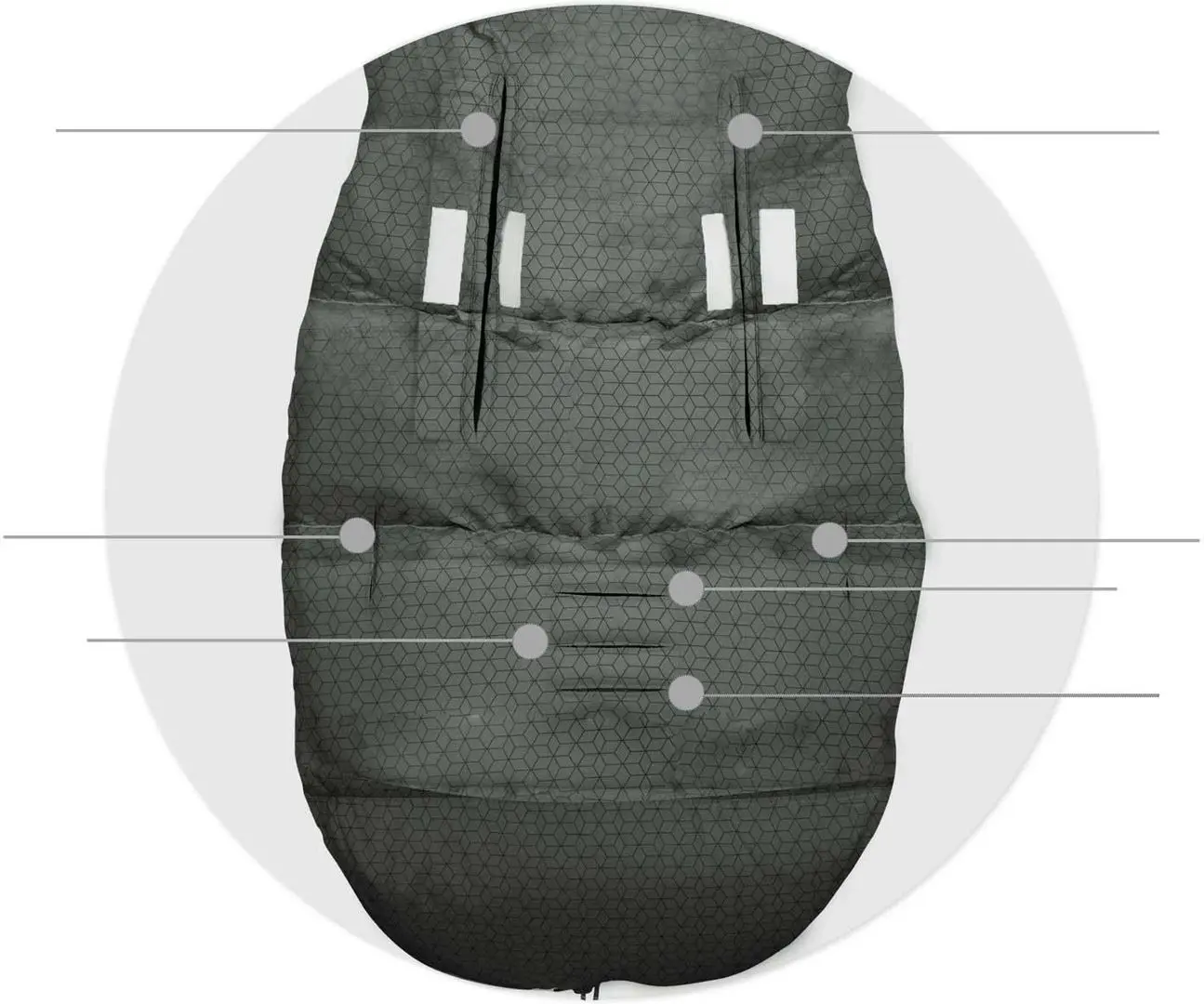 Sac de iarna Ricokids Elmi (Graphite)