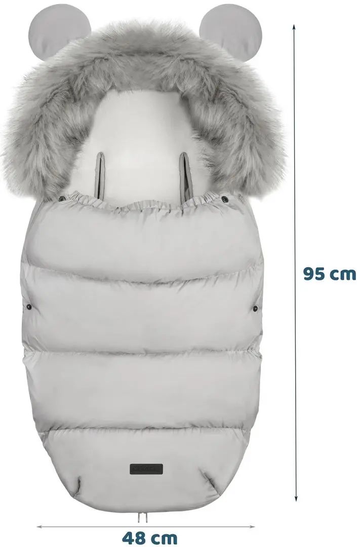 Конверт зимний RicoKids Elmi (Grey)