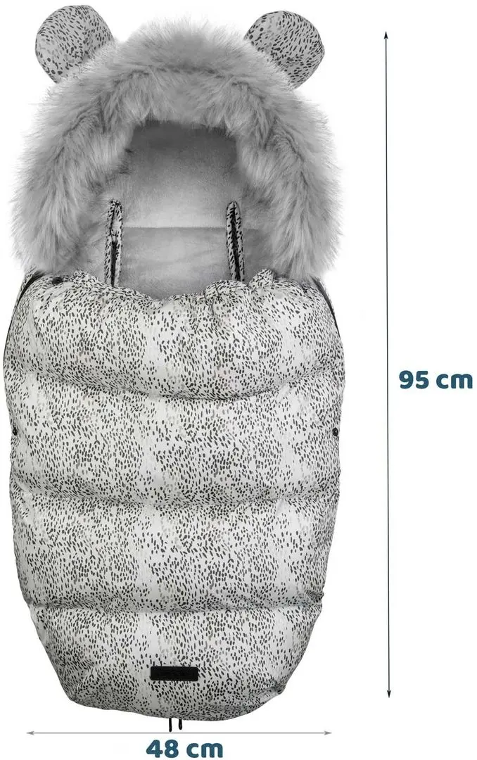 Sac de iarnă RicoKids Elmi (White)