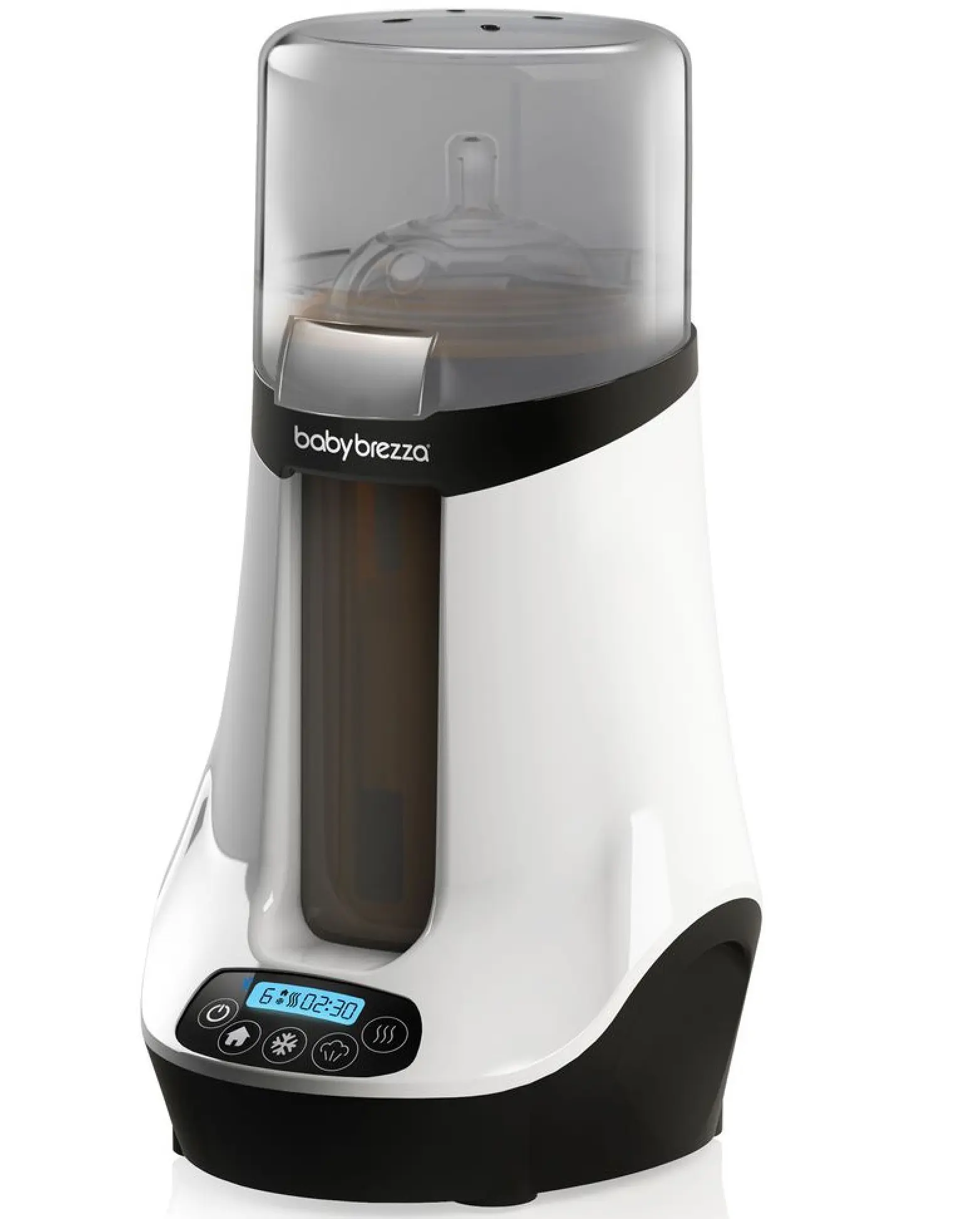 Incalzitor pentru biberoane Baby Brezza Safe + Smart (White/Black) - 2