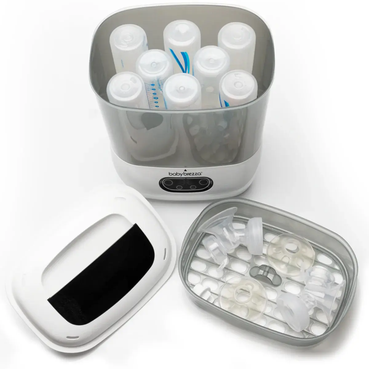 Sterilizator și uscător de biberoane Baby Brezza One Step (White) - 3