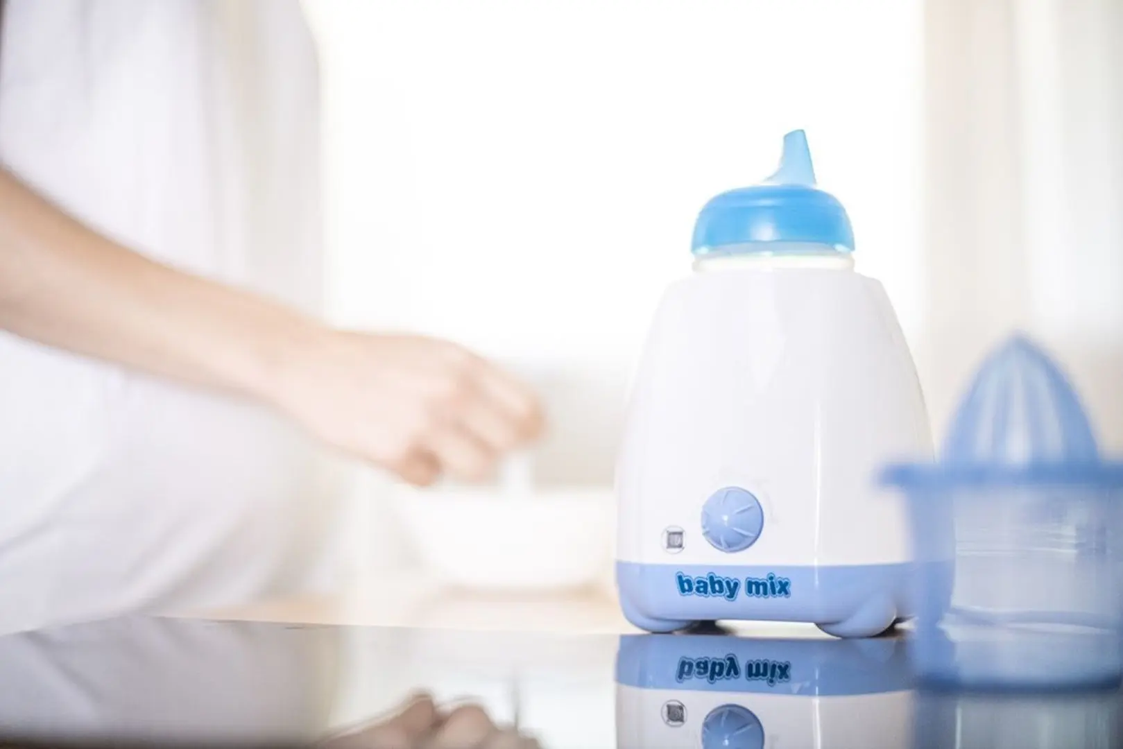 Подогреватель для бутылочек Baby Mix LS-B215A (White/Blue) - 3
