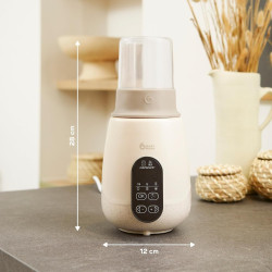 Incalzitor pentru biberoane 5in1 Babymoov NutriSmart+ (Mineral Beige) Thumb