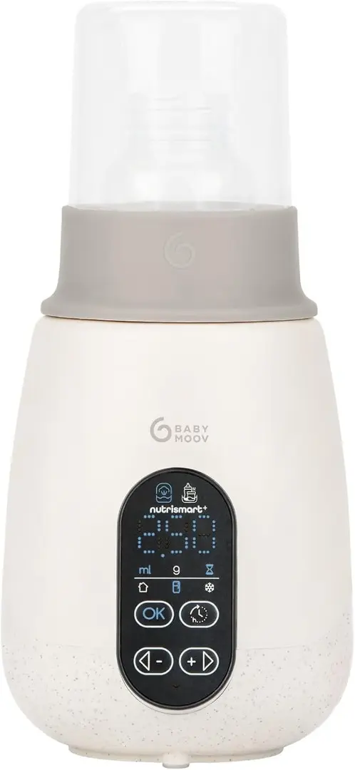 Incalzitor pentru biberoane 5in1 Babymoov NutriSmart+ (Mineral Beige)