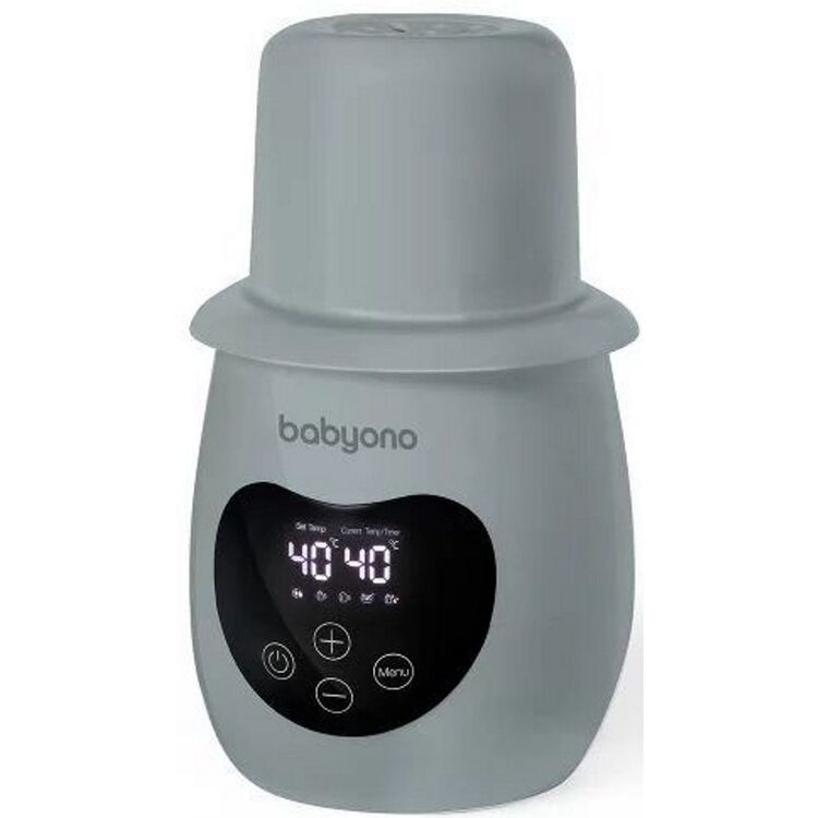 Incalzitor pentru biberon 2in1 BabyOno Honey Natural Nursing 968/02 (Gray)