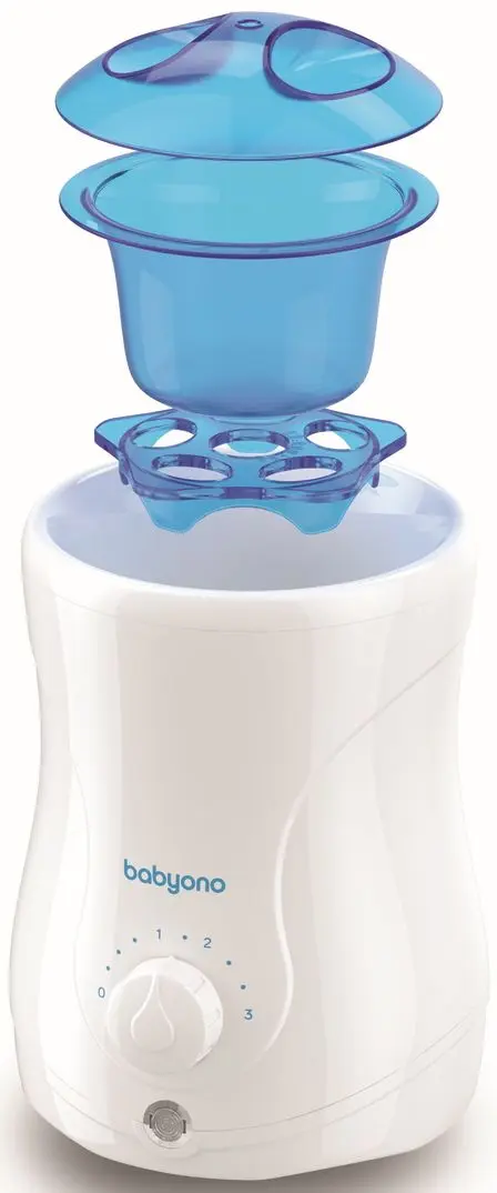 Подогреватель для бутылочек 2в1 BabyOno Natural Nursing 216 (White/Blue) - 4