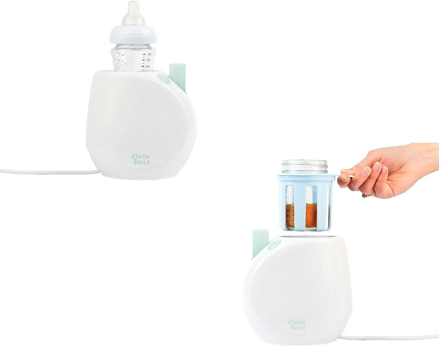 Подогреватель для бутылочек Badabulle Easy+ Home Pastel (White) - 3