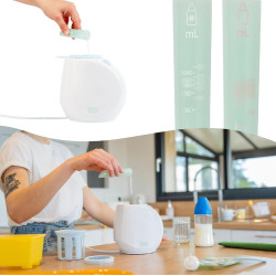 Подогреватель для бутылочек Badabulle Easy+ Home Pastel (White) Thumb