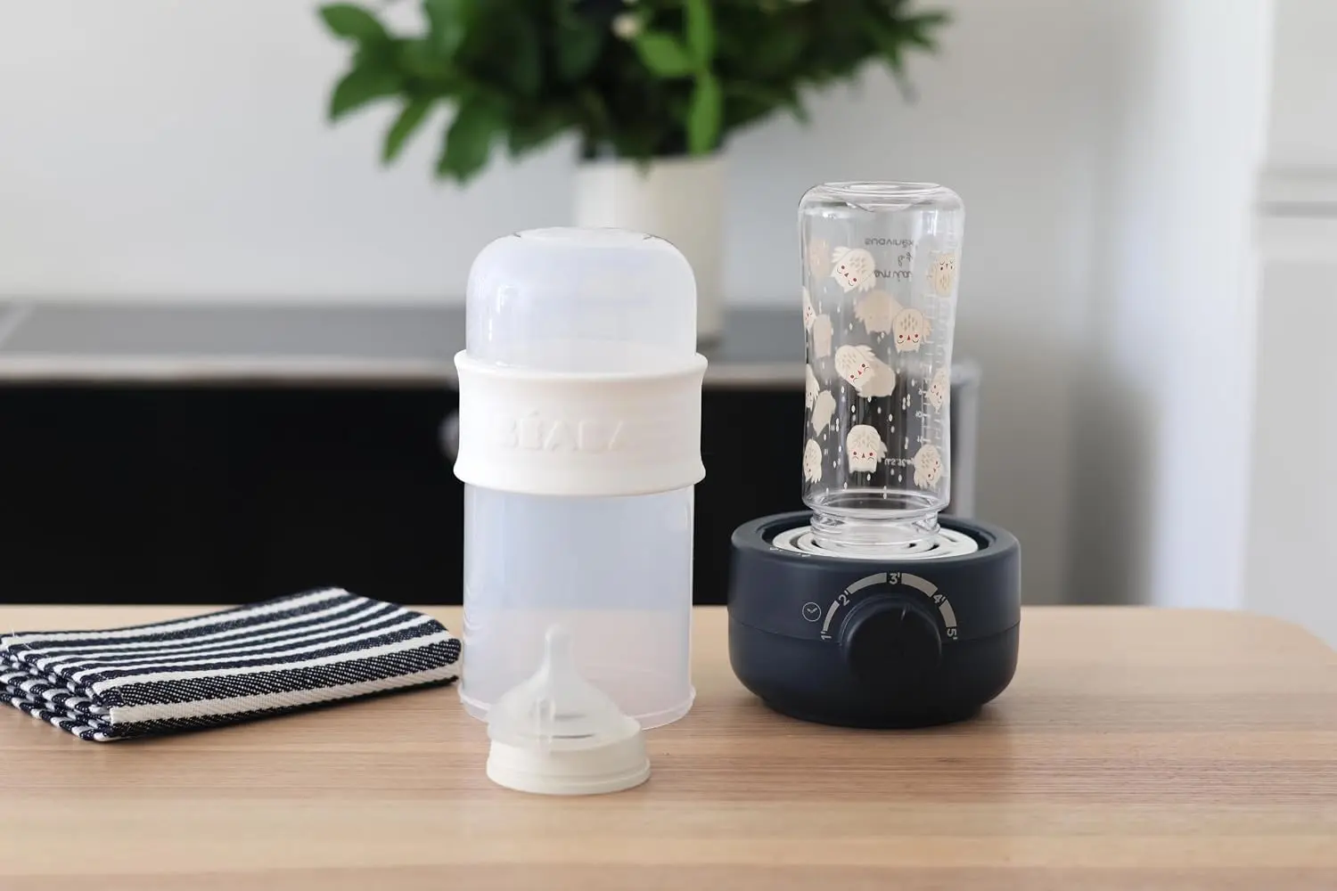 Подогреватель-стерилизатор для бутылочек Beaba BabyMilk Second (Night Blue) - 2