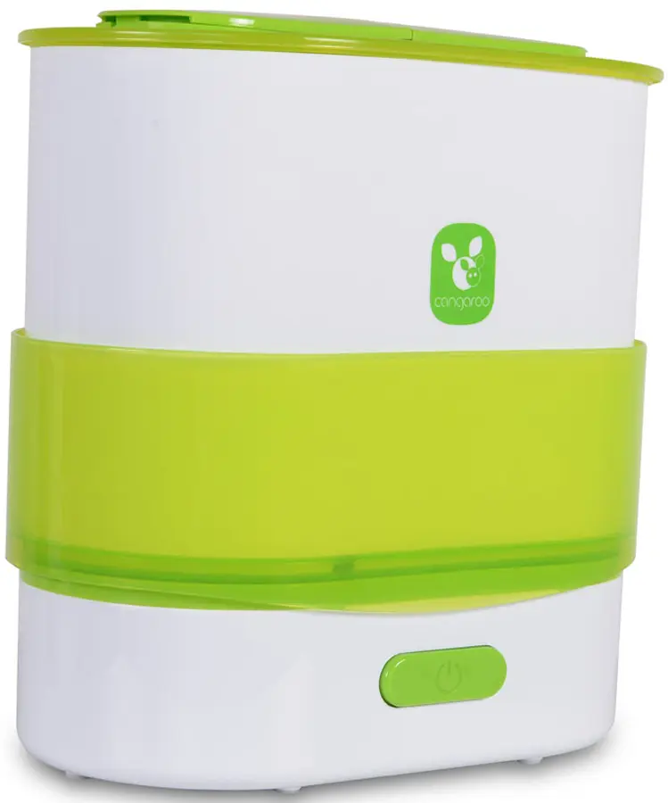 Incalzitor-sterilizator pentru biberon Cangaroo 100715 (Green/White) - 2