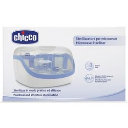 Sterilizator pentru sticlute 2in1 Chicco 000377 (White/Blue) Thumb