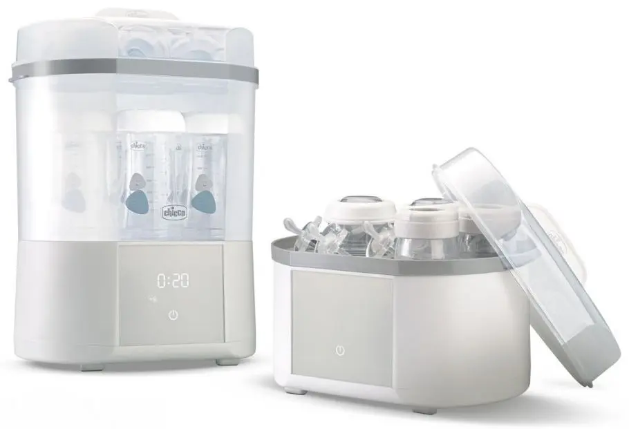 Sterilizator pentru sticlute 2in1 Chicco All In One (White) - 2