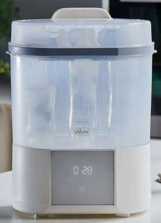 Sterilizator pentru sticlute 2in1 Chicco All In One (White) - 4