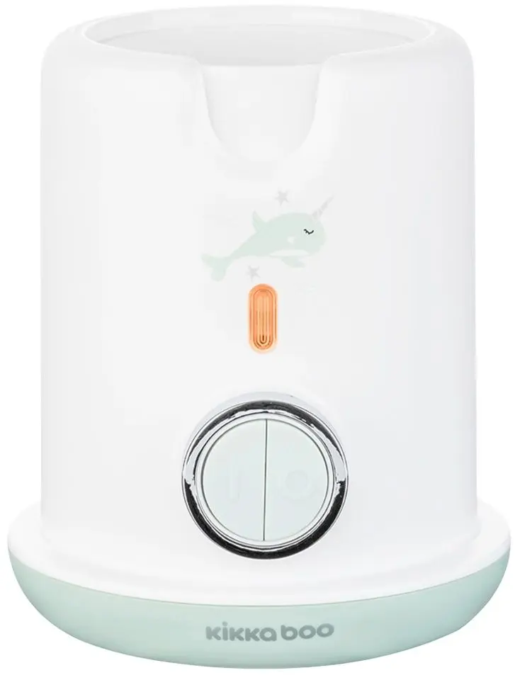 Incalzitor pentru biberon 3in1 KikkaBoo Warmy (White/Mint)