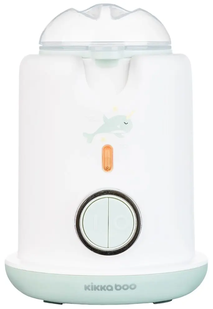 Incalzitor pentru biberon 3in1 KikkaBoo Warmy (White/Mint)