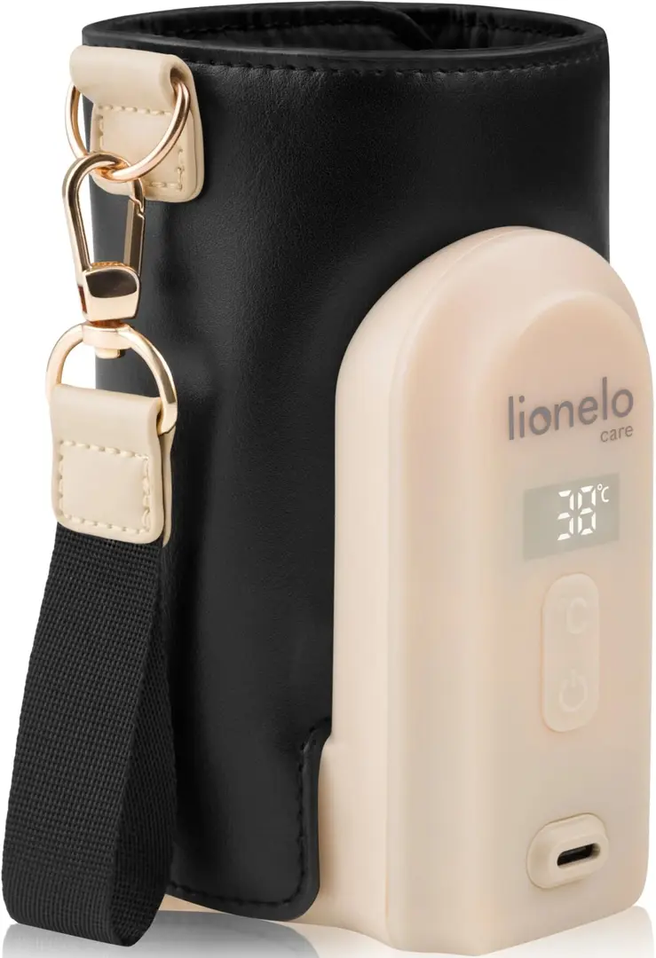 Incalzitor pentru biberon Lionelo Thermup Go Evo (Black Gold)