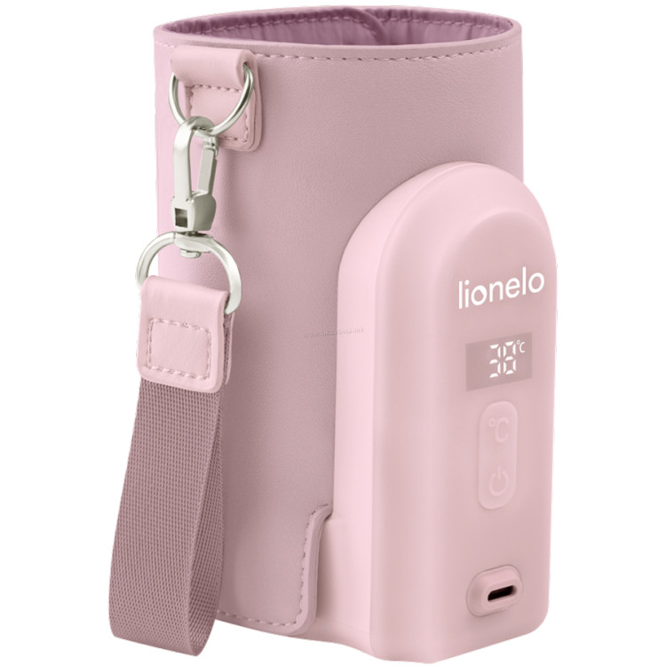 Incalzitor pentru biberon Lionelo Thermup Go Evo (Pink Mist)