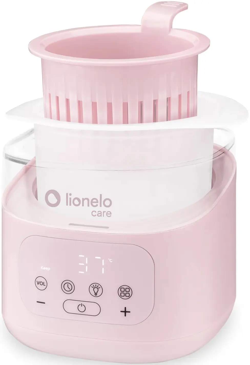 Incalzitor-sterilizator pentru biberon Lionelo Thermup 4.0 (Pink Mist) - 2