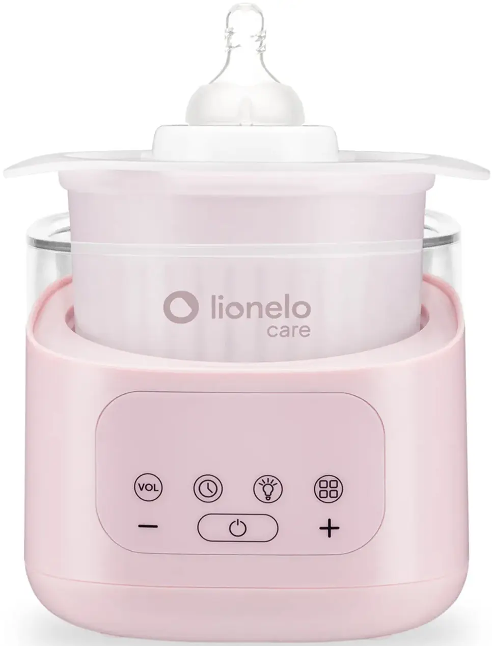 Incalzitor-sterilizator pentru biberon Lionelo Thermup 4.0 (Pink Mist) - 4