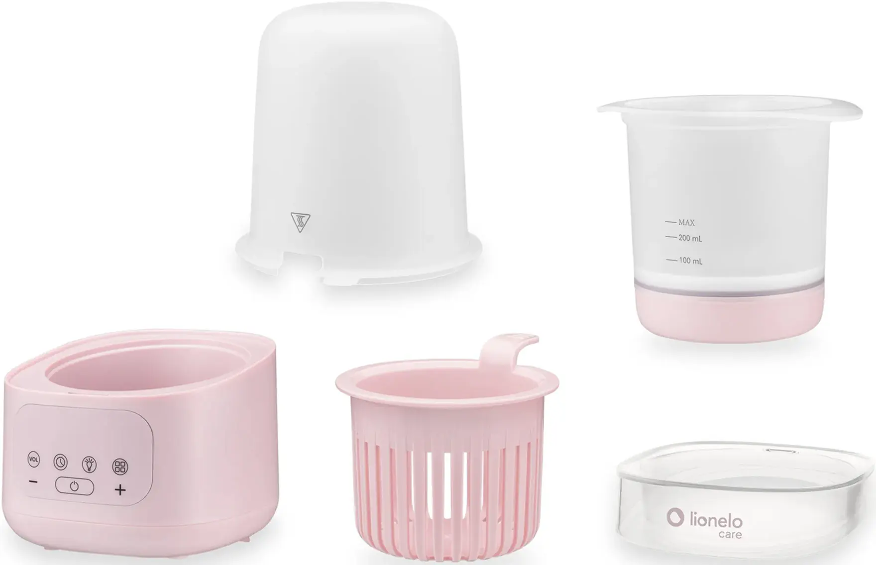 Incalzitor-sterilizator pentru biberon Lionelo Thermup 4.0 (Pink Mist) - 5
