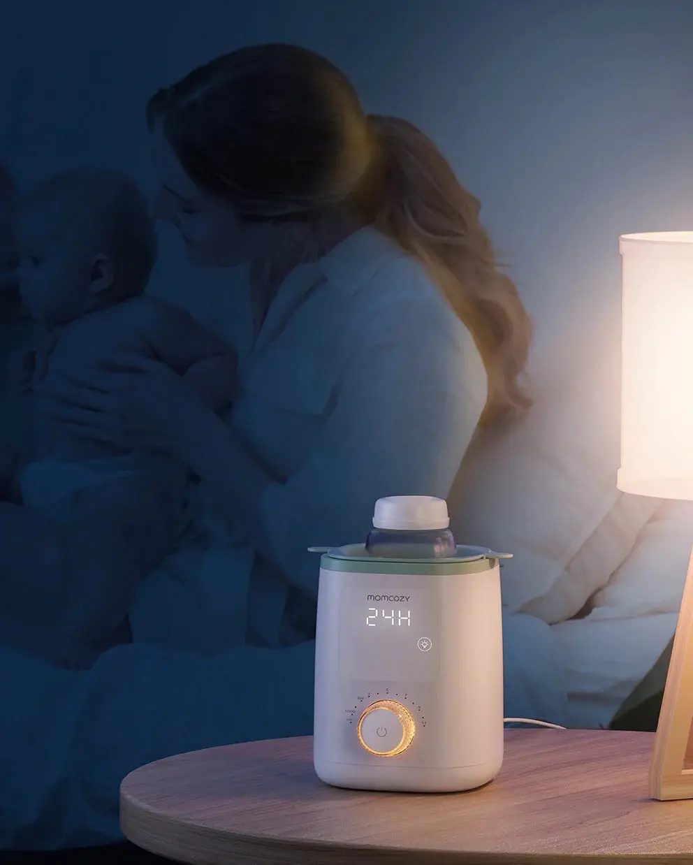 Подогреватель для бутылочек 4в1 Momcozy Nutri Smart (White) - 5