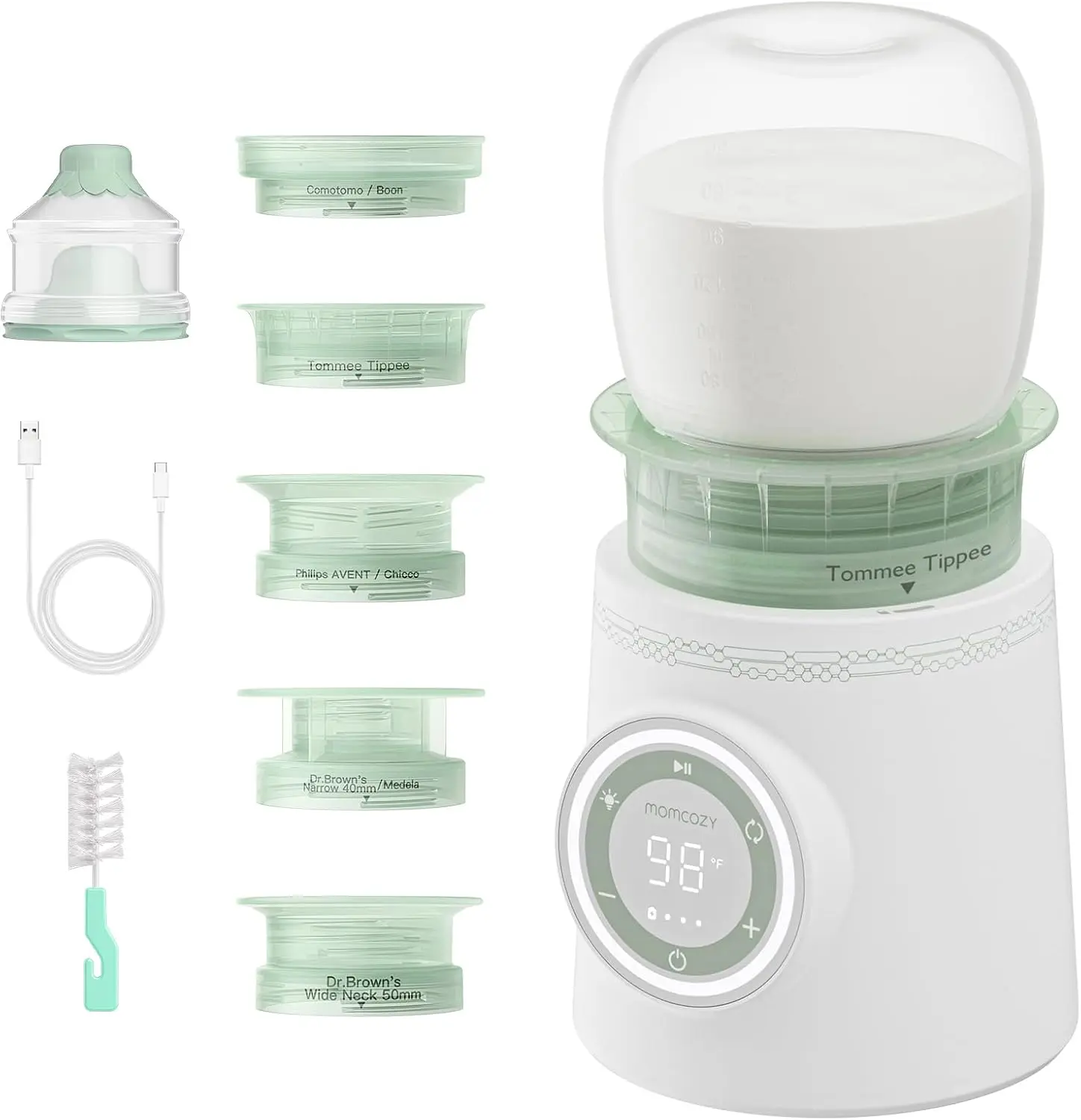 Подогреватель для бутылочек Momcozy MW003-WH12BA-A (White) - 4