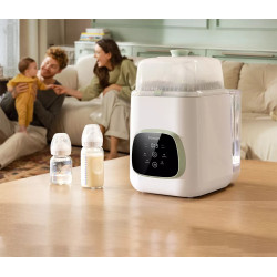 Стерилизатор и мойщик для бутылочек Momcozy KleanPal Pro (White) Thumb