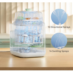 Стерилизатор и мойщик для бутылочек Momcozy KleanPal Pro (White) Thumb