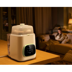 Стерилизатор и мойщик для бутылочек Momcozy KleanPal Pro (White) Thumb