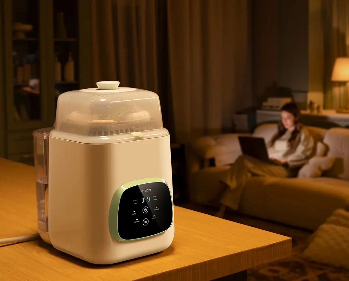 Стерилизатор и мойщик для бутылочек Momcozy KleanPal Pro (White) - 7