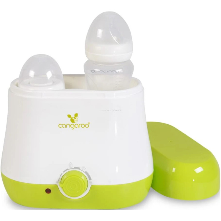 Incalzitor-sterilizator pentru biberon Moni BabyDuo (Green/White)