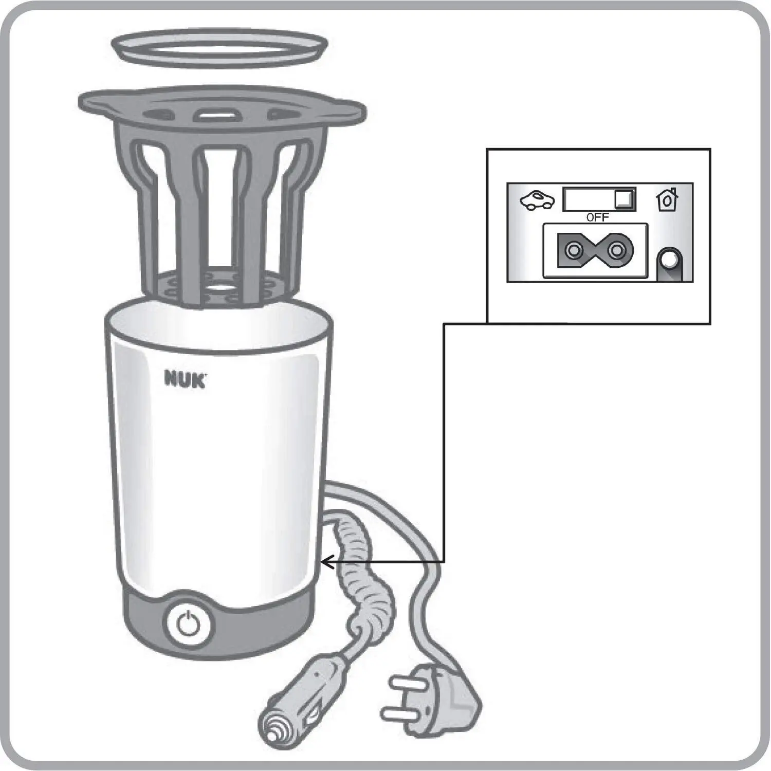 Подогреватель для бутылочек Nuk Thermo Express Plus (White) - 6