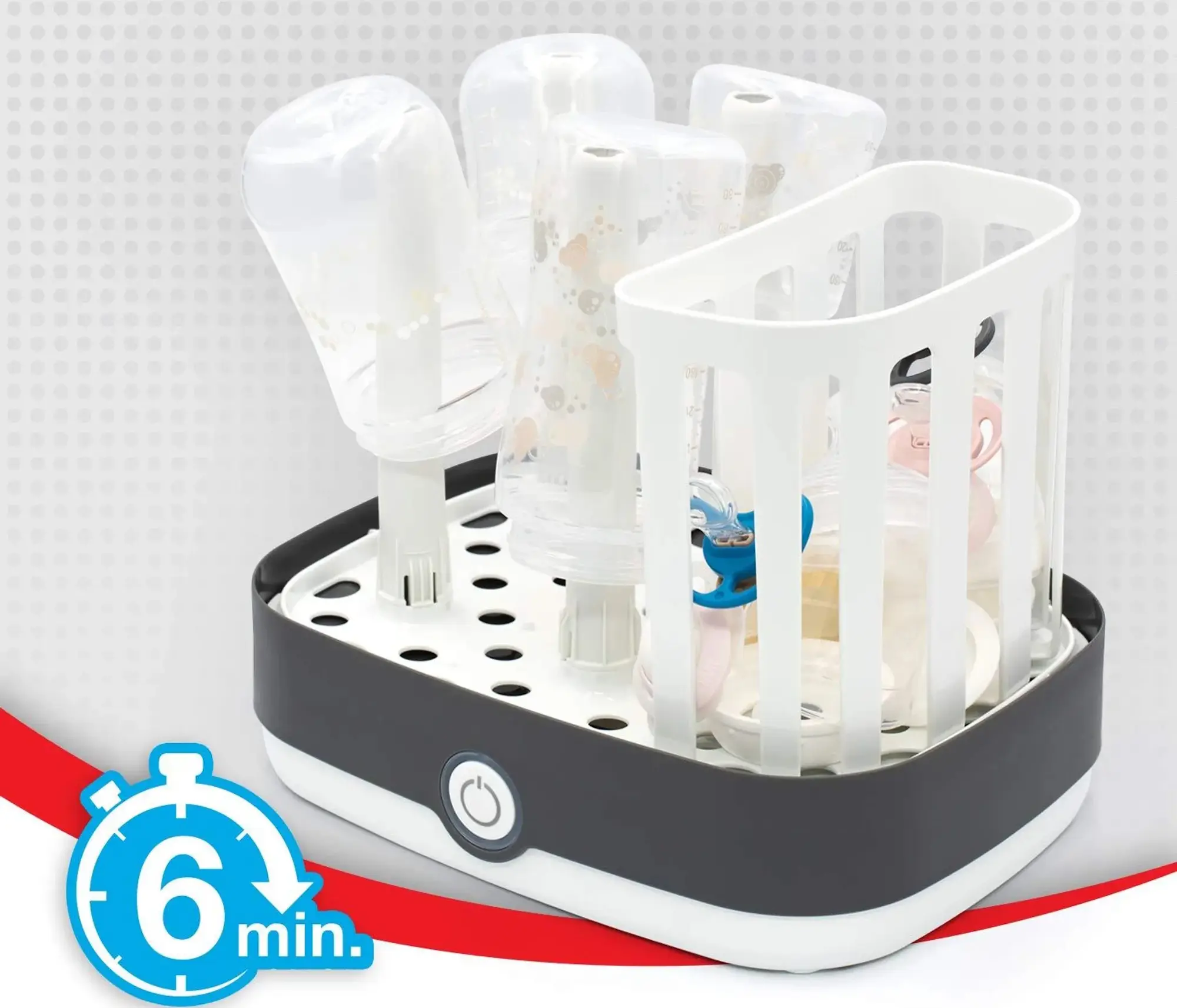 Стерилизатор Nuk Vario Express (White/Black) - 5