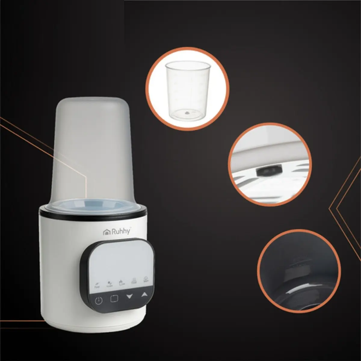 Incalzitor-sterilizator pentru biberon Ruhhy 25962 (White) - 5