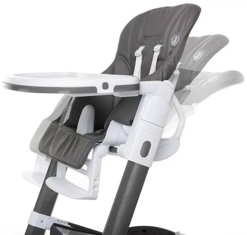 Стульчик для кормления 4Baby Icon (Grey)