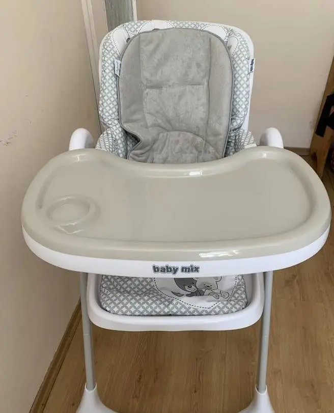 Стульчик для кормления Alexis Baby Mix UR-YQ-B003S (Light Grey) - 2
