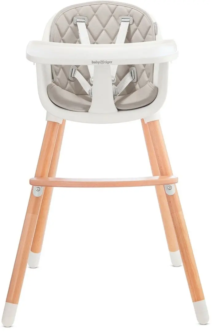 Стул для кормления 2в1 Baby Tiger Tini (Gray) - 2