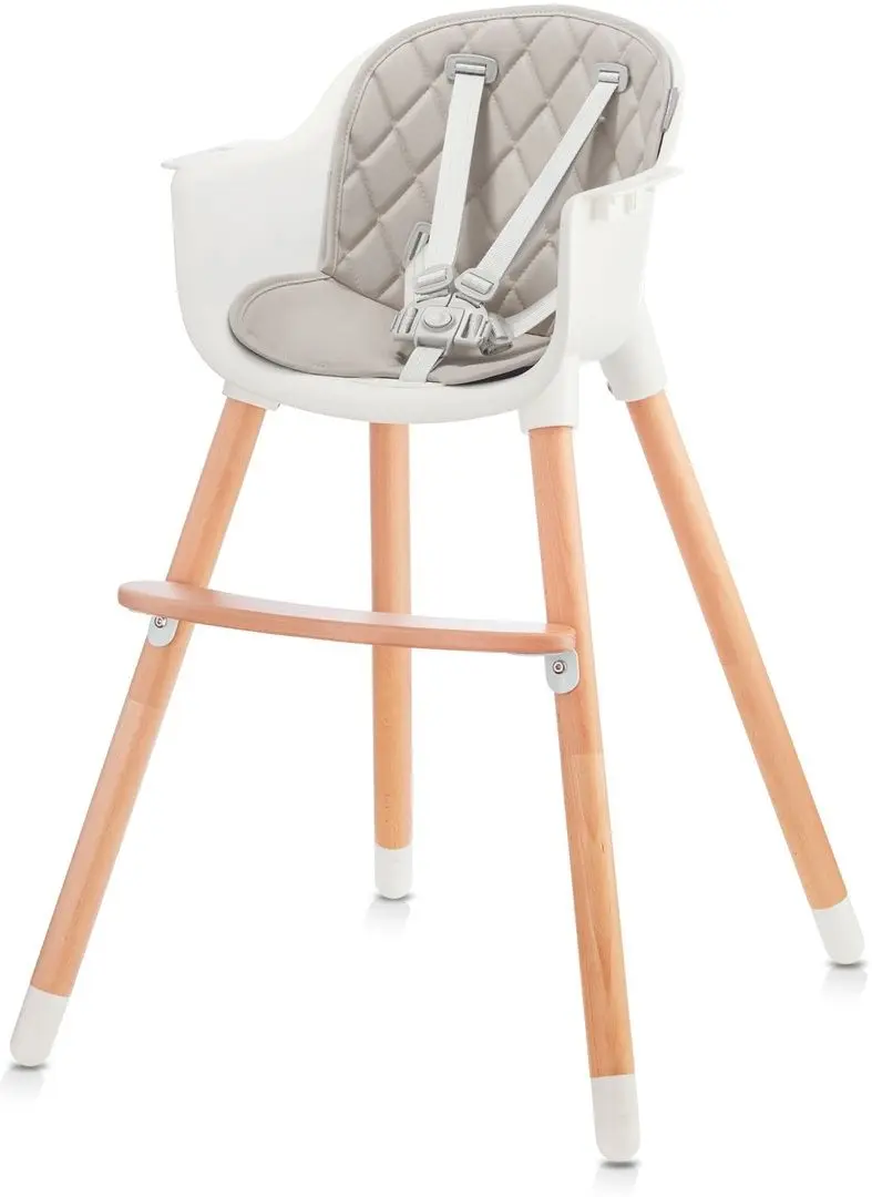 Scaun pentru hranire 2in1 Baby Tiger Tini (Gray) - 5